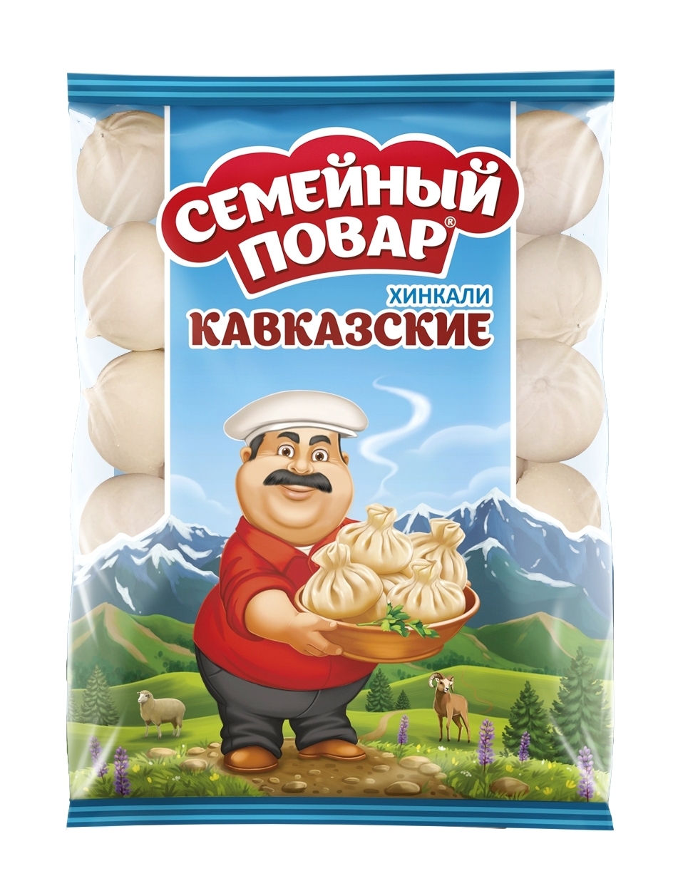

Хинкали Семейный повар Кавказские 800 г
