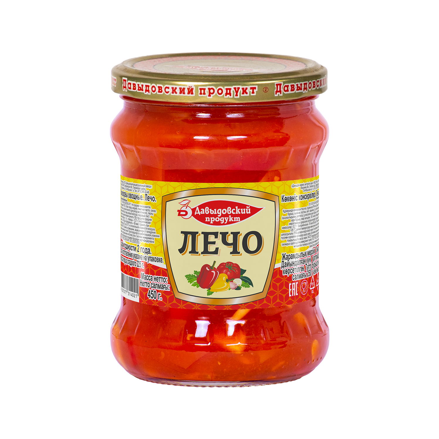 

Лечо Давыдовский продукт 450 г