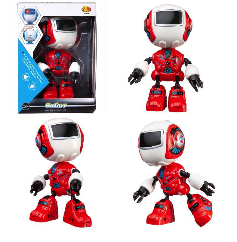 Робот ABtoys металлический красный C-00340/red робот abtoys металлический зеленый c 00340 green