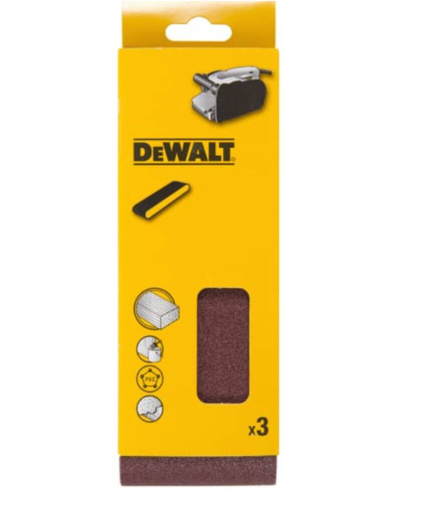 

Лента шлифовальная (3 шт; 45х715 мм; 80G) DEWALT DT3351