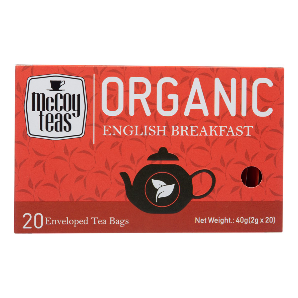 Чай черный Organic English Breakfast 20 шт