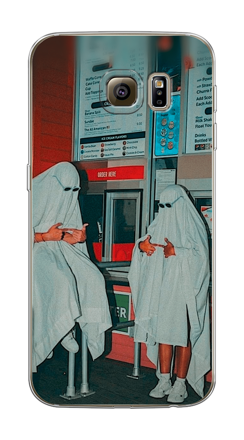 

Чехол Awog на Samsung Galaxy S6 edge "Chillin Killin", Красный, 24450-9