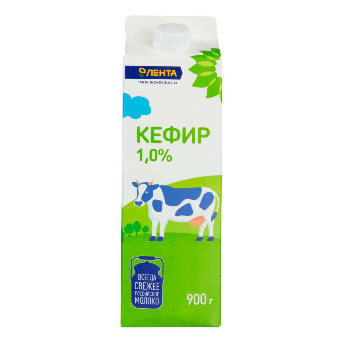 

Кефир Лента 1% 900 мл