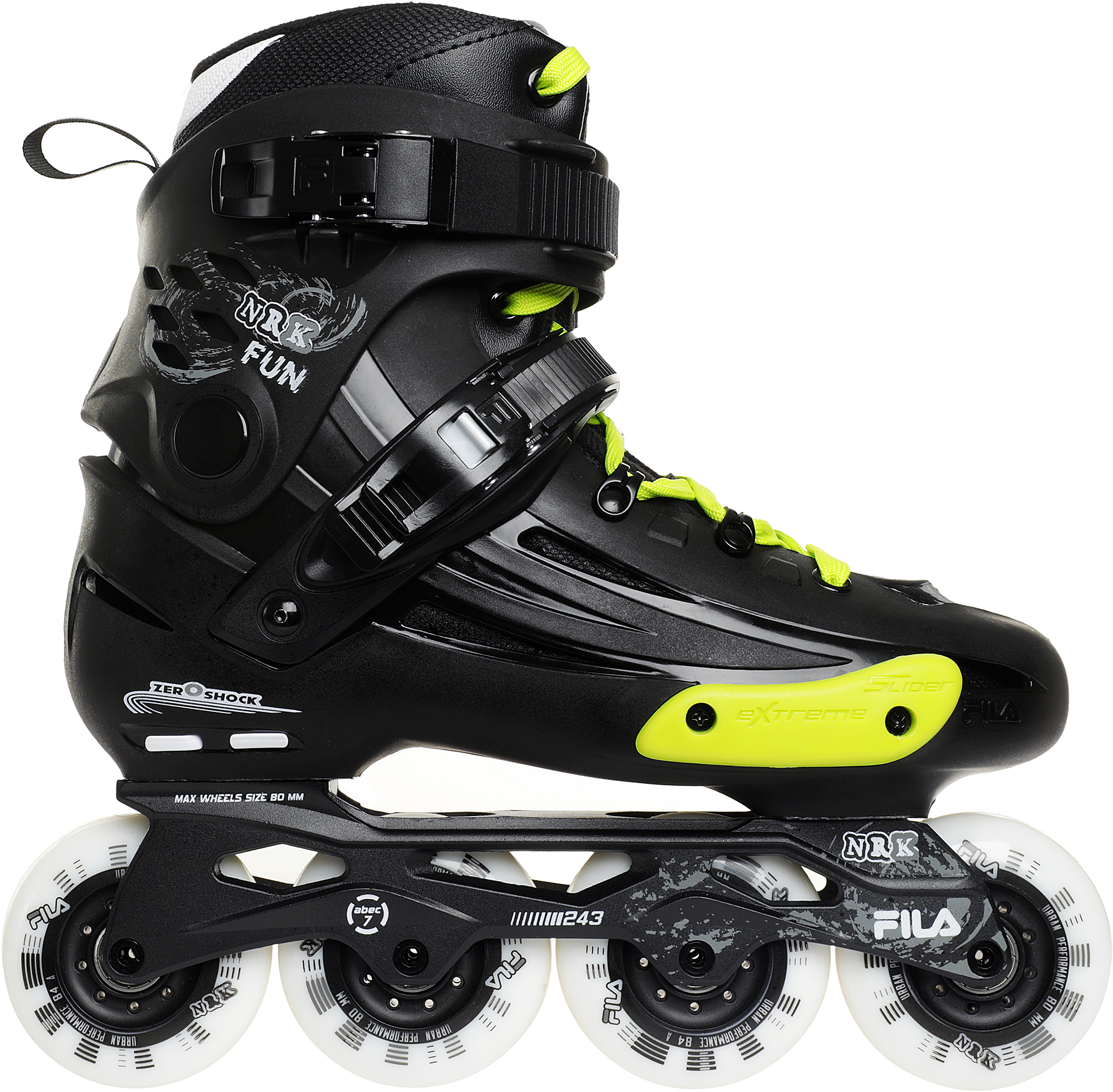 

Роликовые Коньки Fila 2021 Nrk Fun Black/Yellow (Uk:8), NRK Fun