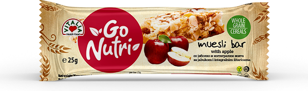 

Батончик Vitalia Go Nutri Muesli Bar с яблоком 25 г