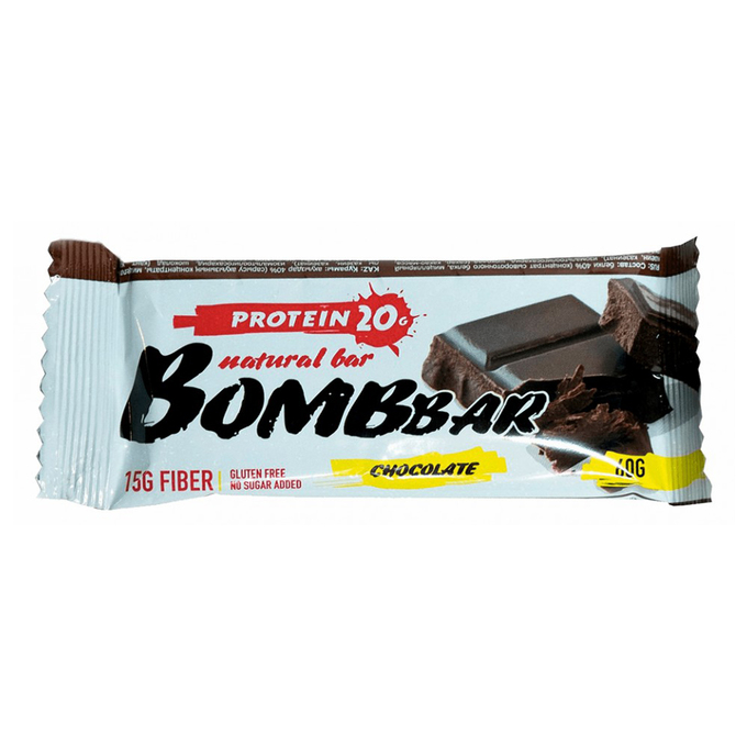 

Батончик Протеиновый BomBbar Вкус Двойной Шоколад - 60 г