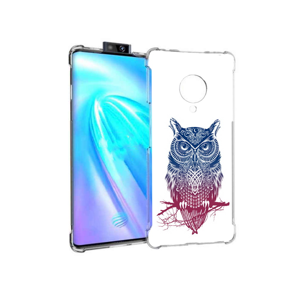 

Чехол MyPads Tocco для Vivo NEX 3 хиппи сова (PT136035.381.664), Прозрачный, Tocco