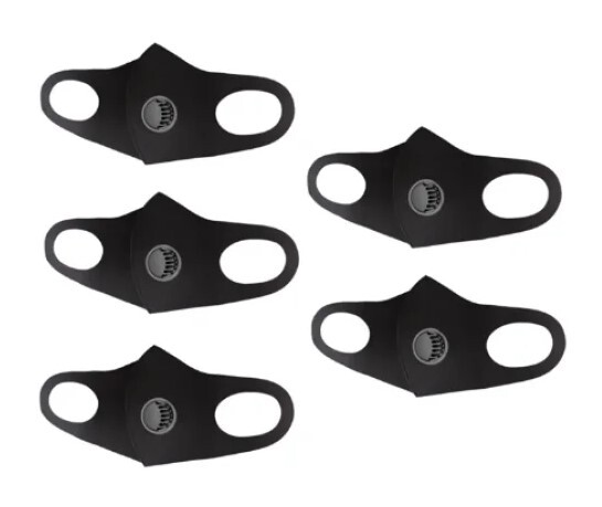 

Набор многоразовых масок унисекс Fashion Mask HS-27 черный, HS-27