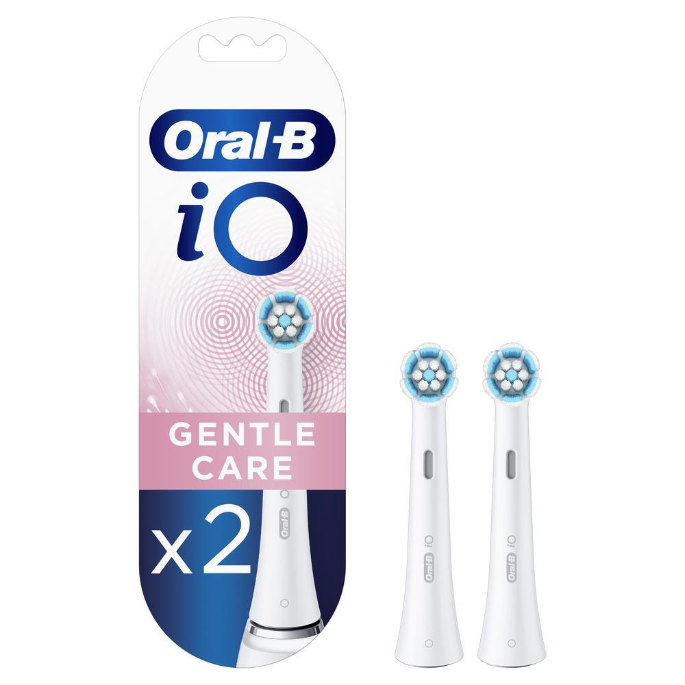 Насадка для электрической зубной щетки Oral-B IO GENTLE CARE WH royal canin oral care сухой корм для взрослых кошек для здоровья зубов 1 5 кг