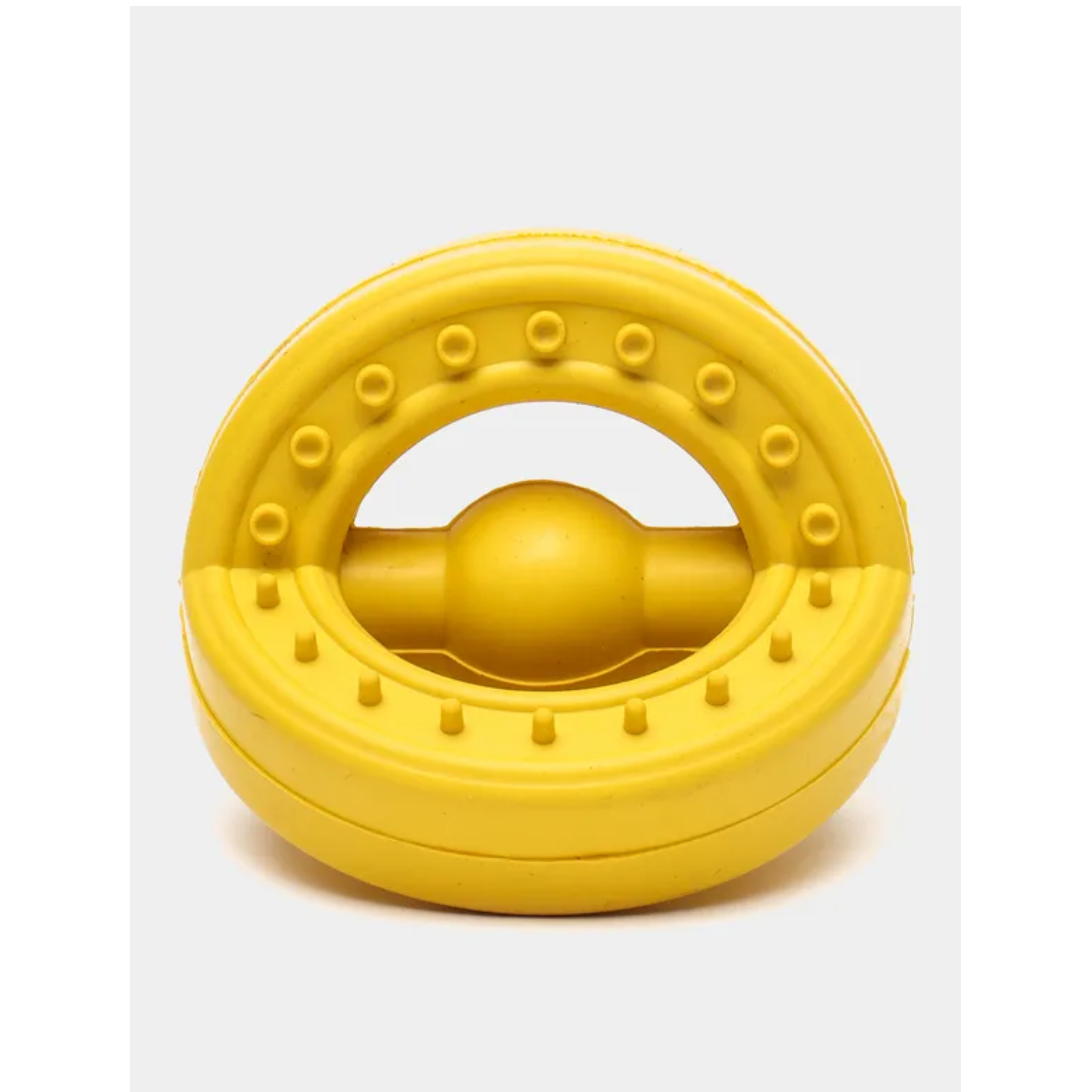 Игрушка для собак резиновая DUVO+ Круглый Tugger, жёлтая, 7см