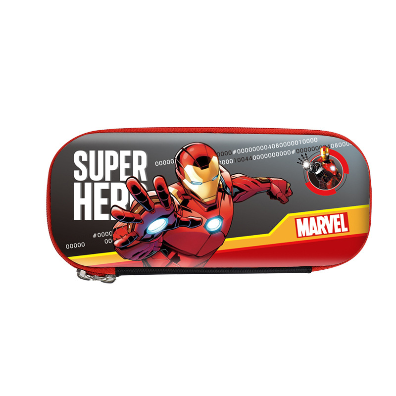 

Пенал школьный Marvel Железный человек 3D для мальчика жесткий, Разноцветный