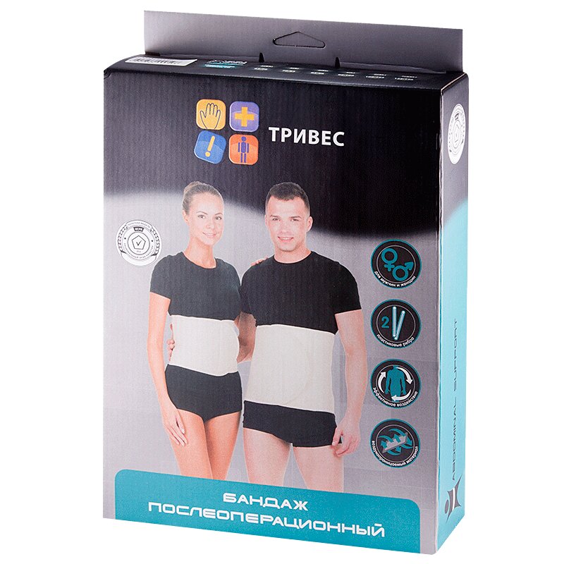 

Тривес Бандаж послеоперационный р.3, Белый
