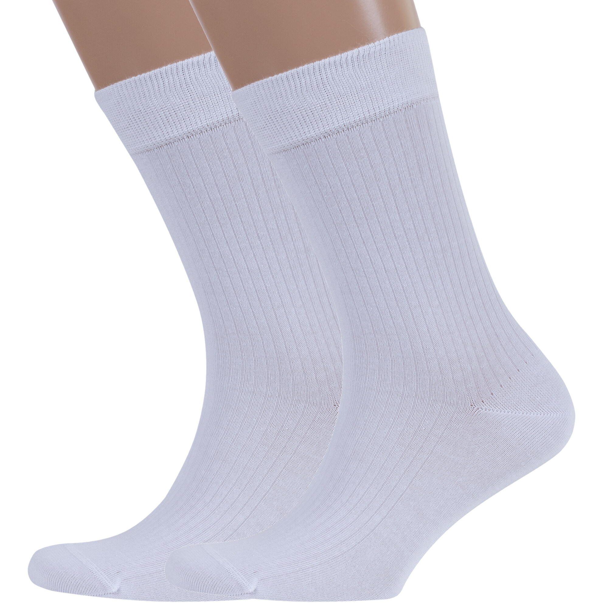 

Комплект носков мужских Rusocks 2-М3-13718 белых 27, 2 пары, Белый, 2-М3-13718