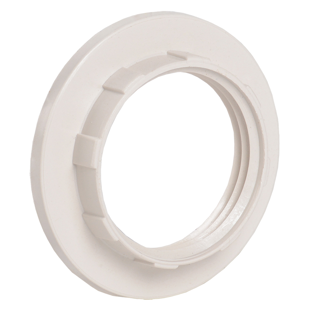 

Кольцо для патрона E14 белое