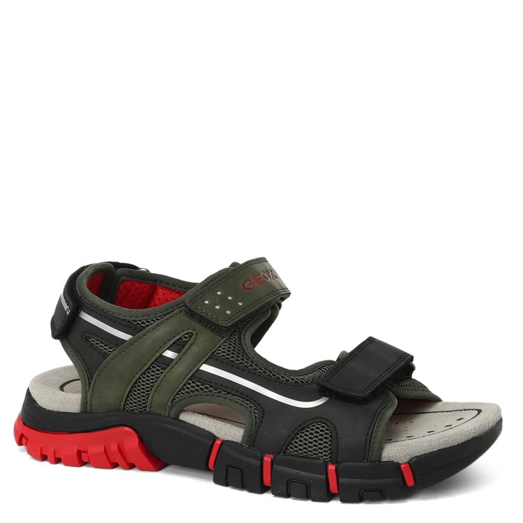 

Сандалии детские GEOX J SANDAL DYNOMIX BOY, темно-зеленый, 26, J SANDAL DYNOMIX BOY для мальчиков