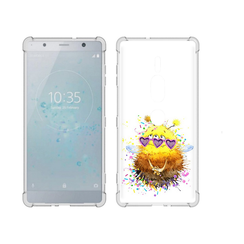 

Чехол MyPads Tocco для Sony Xperia XZ2 Premium Пушитый шмель, Прозрачный, Tocco