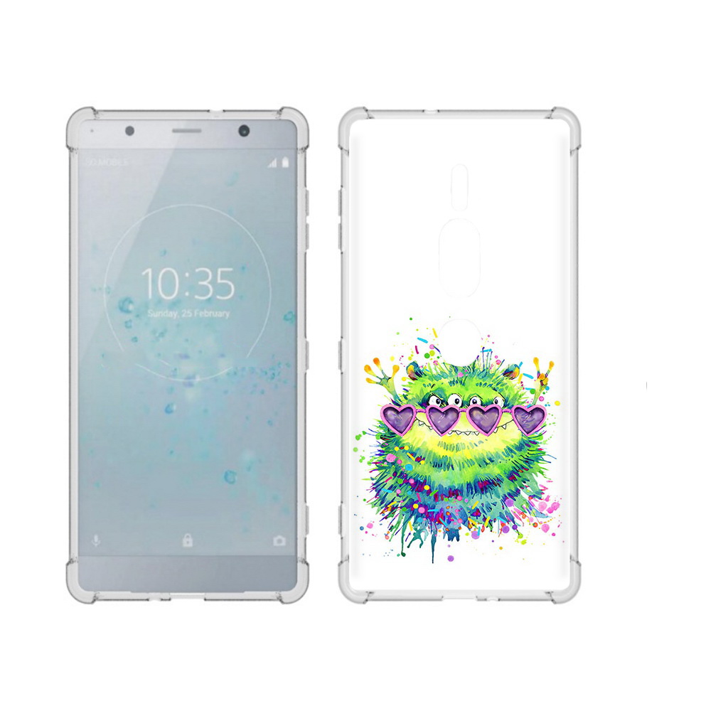 

Чехол MyPads Tocco для Sony Xperia XZ2 Premium Пушистый персонаж, Прозрачный, Tocco