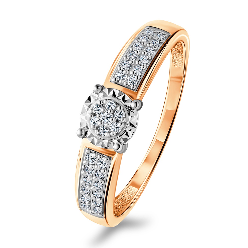 

Кольцо из золота р. , 585Gold 101015141, бриллиант, 101015141