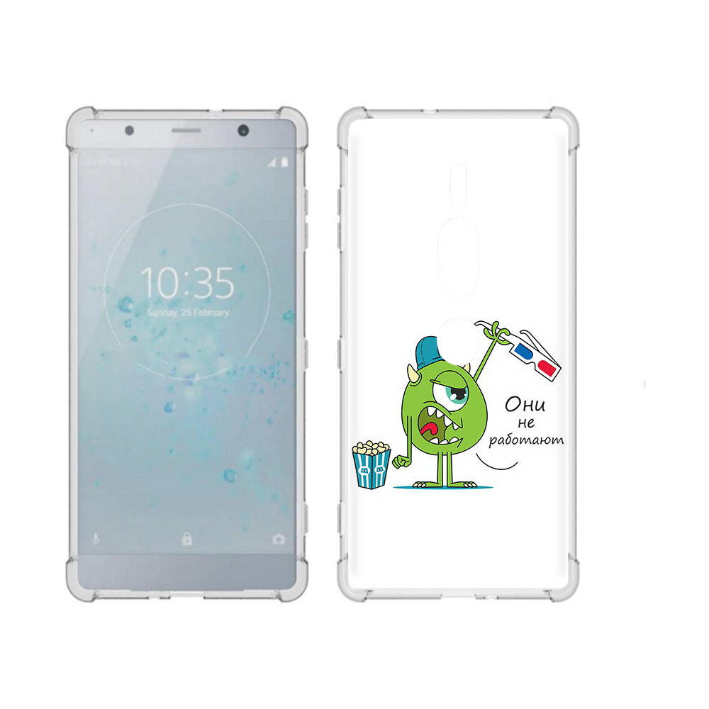 

Чехол MyPads Tocco для Sony Xperia XZ2 Premium Очки не работают, Прозрачный, Tocco