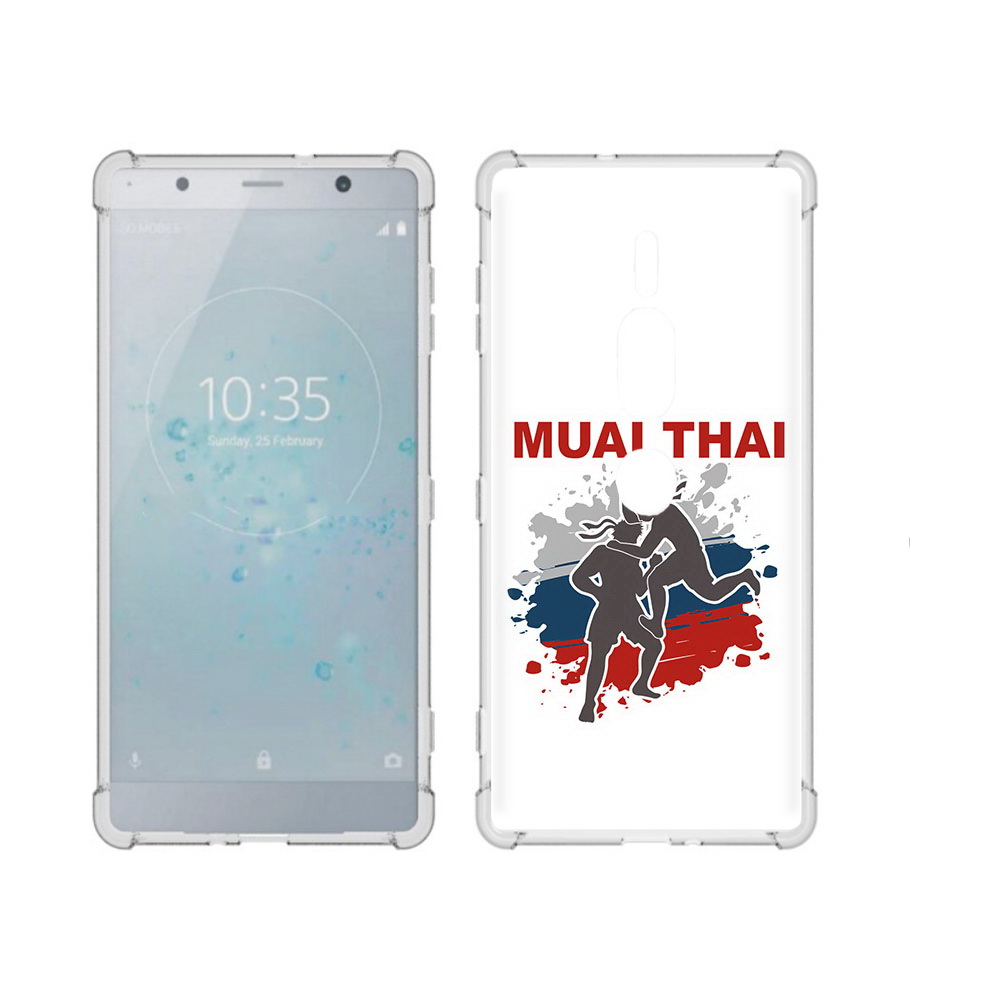 

Чехол MyPads Tocco для Sony Xperia XZ2 Premium Муайтай, Прозрачный, Tocco