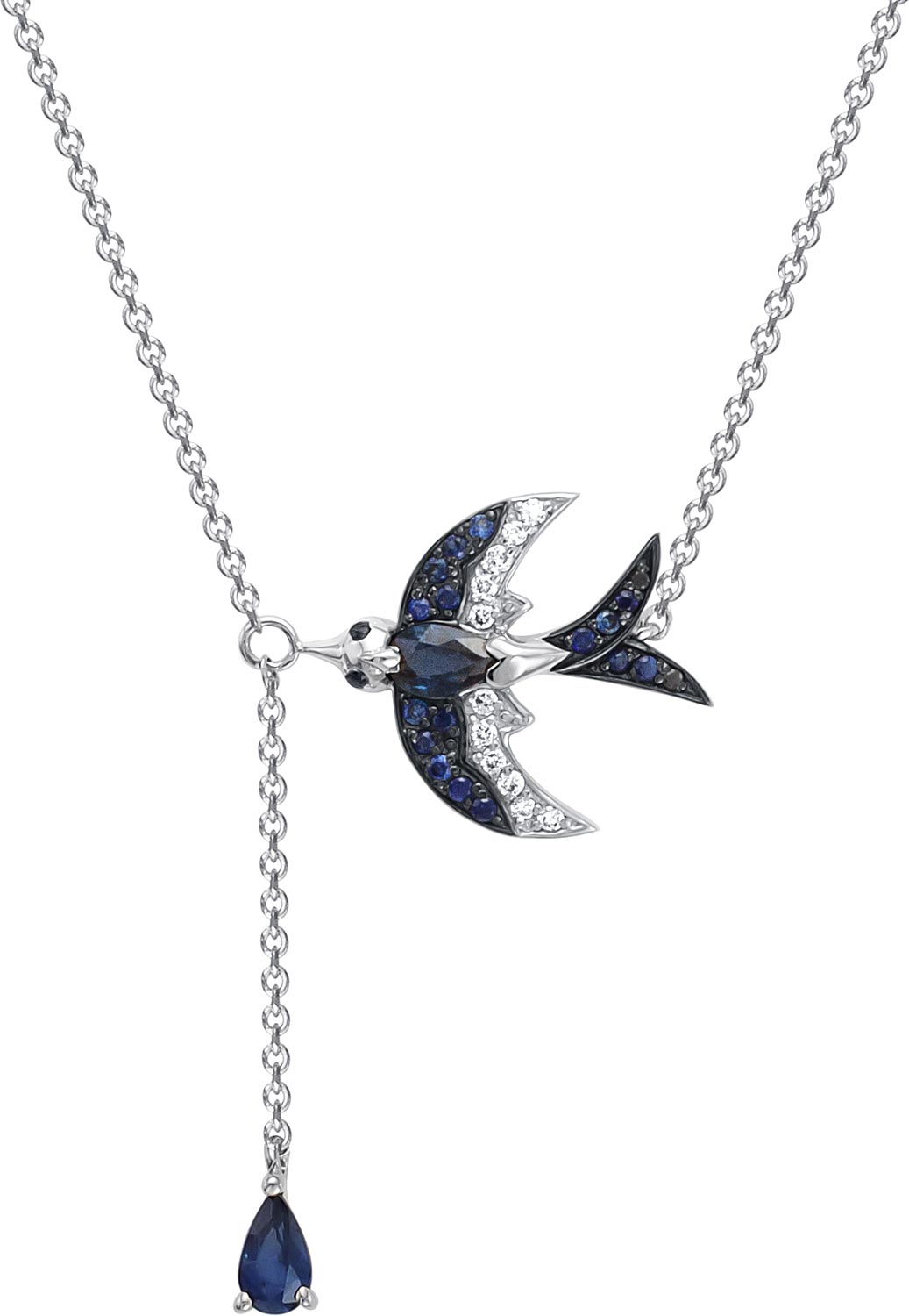 

Колье из белого золота с бриллиантом 45 см Vesna jewelry 61057-256-152-01, 61057-256-152-01
