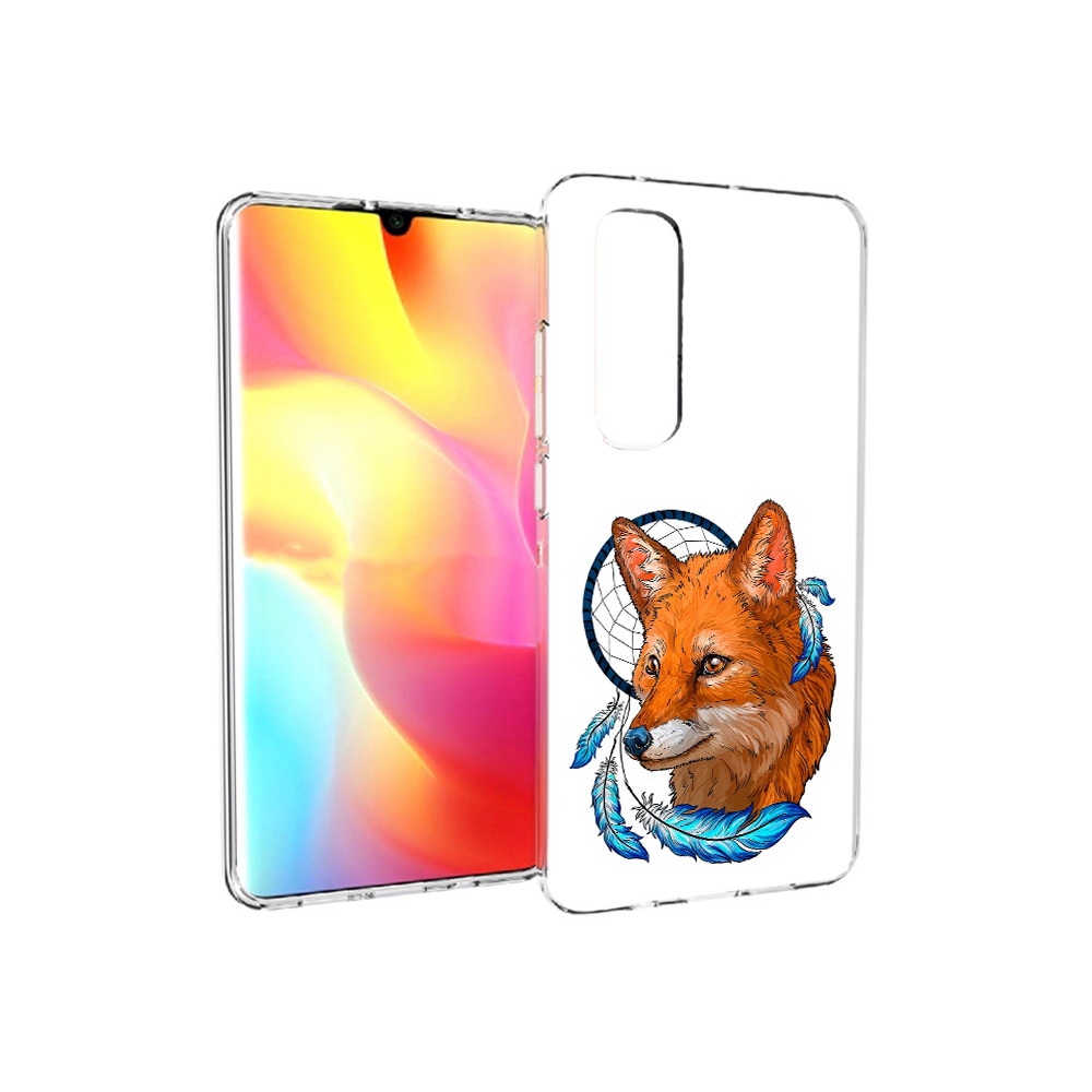 

Чехол MyPads Tocco для Xiaomi Mi Note 10 Lite лиса и ловец снов (PT149714.254.438), Прозрачный, Tocco
