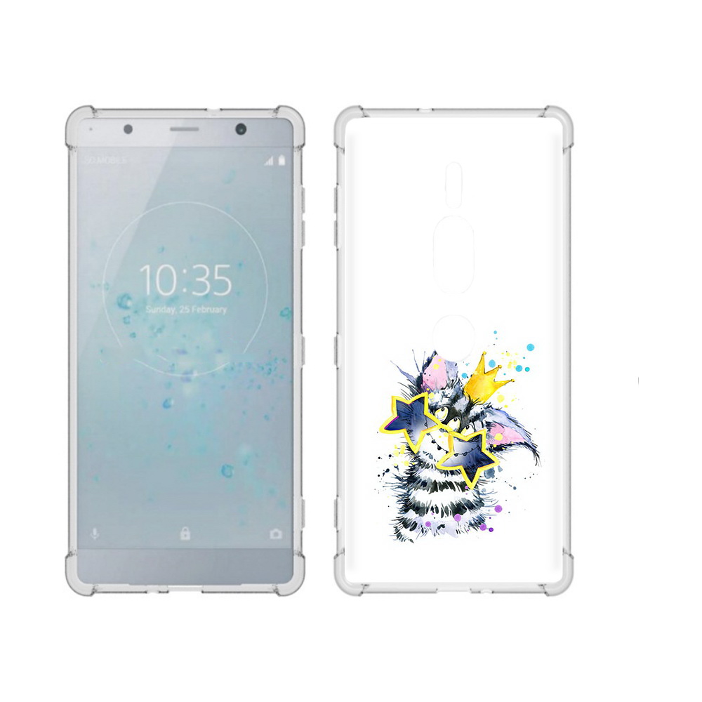 

Чехол MyPads Tocco для Sony Xperia XZ2 Premium Мартовский Нуся, Прозрачный, Tocco