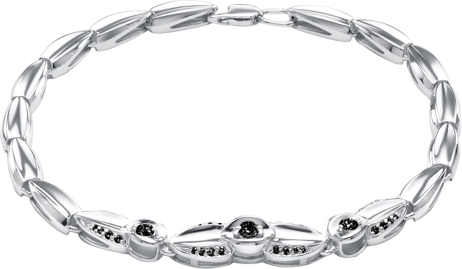 

Браслет из белого золота с бриллиантом р. 17,5 Vesna jewelry 5815-251-02-00, 5815-251-02-00
