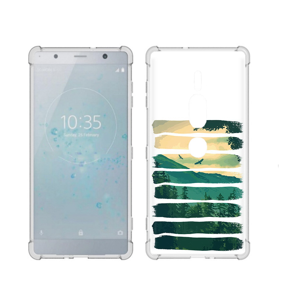

Чехол MyPads Tocco для Sony Xperia XZ2 Premium Лесная чаща, Прозрачный, Tocco