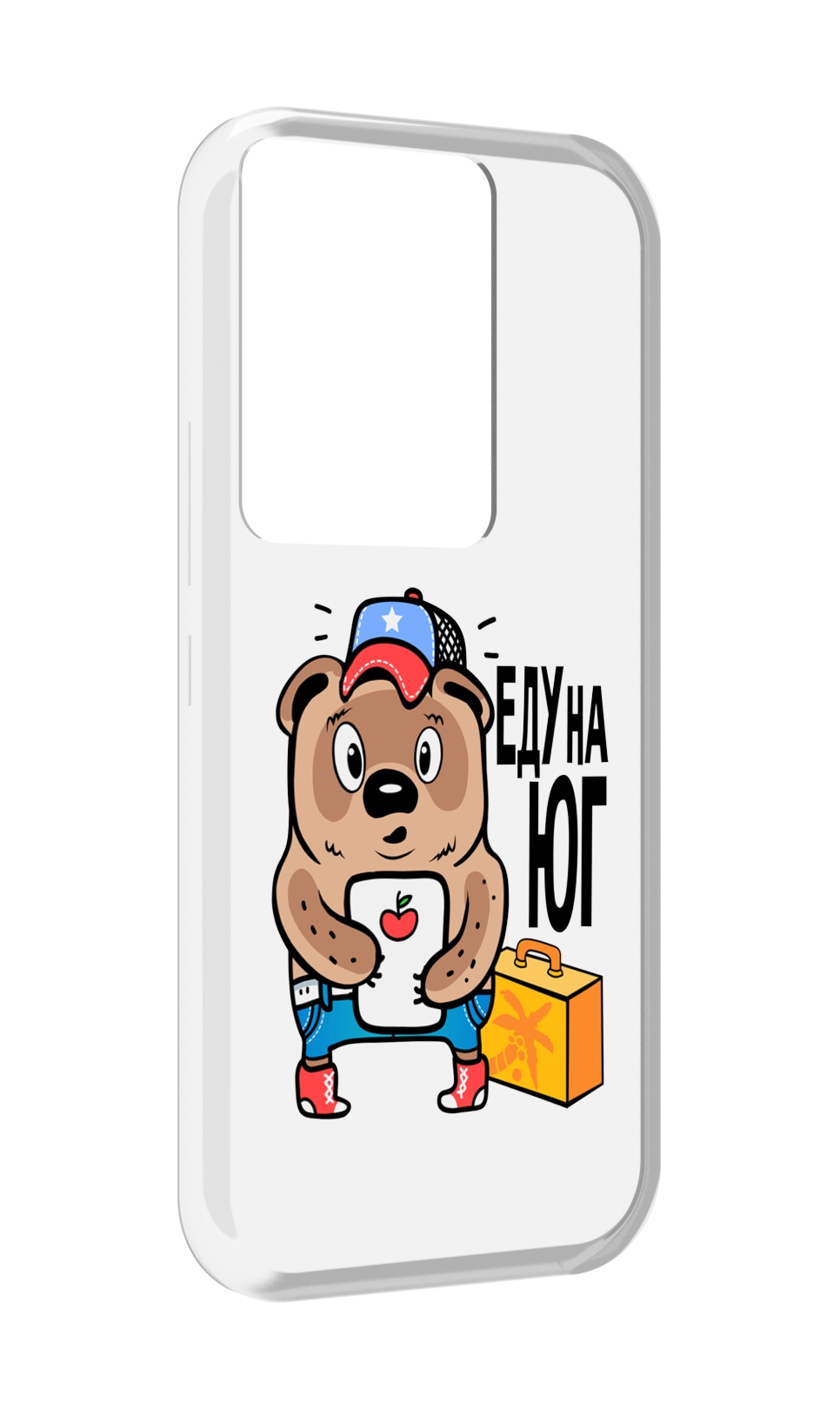 

Чехол MyPads еду-на-юг для Itel Vision 3 Plus / Itel P38 Pro, Прозрачный, Tocco