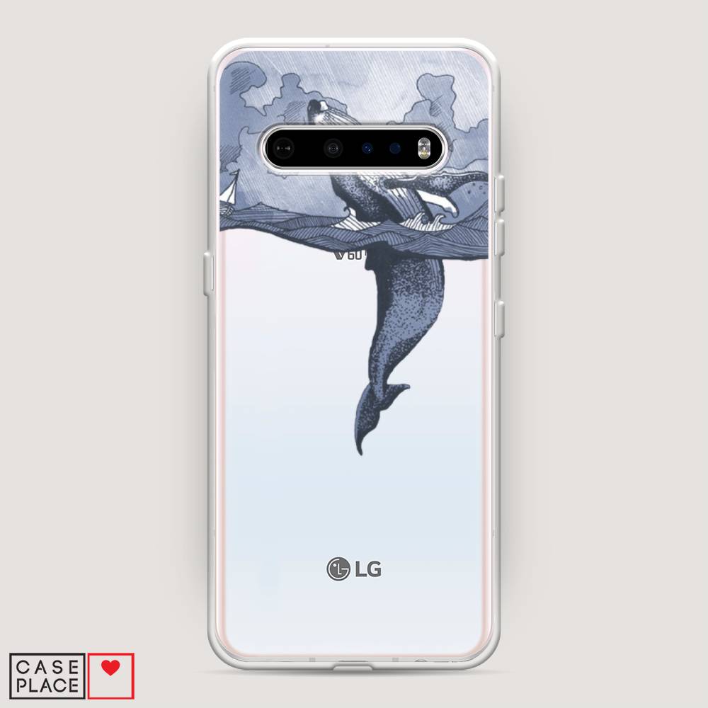 

Чехол Awog на LG V60 ThinQ 5G "Два измерения", Голубой;черный;прозрачный, 84250-7