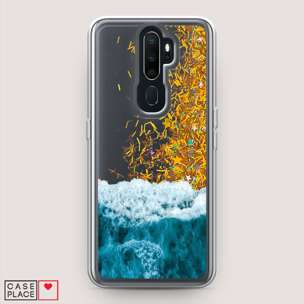 

Жидкий чехол с блестками "Морская пучина" на Oppo A5 (2020), 251390-1