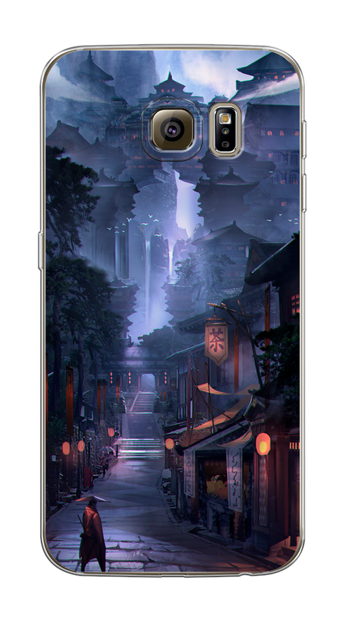 

Чехол Awog на Samsung Galaxy S6 edge "Одинокий самурай", Синий;черный;коричневый, 24450-10