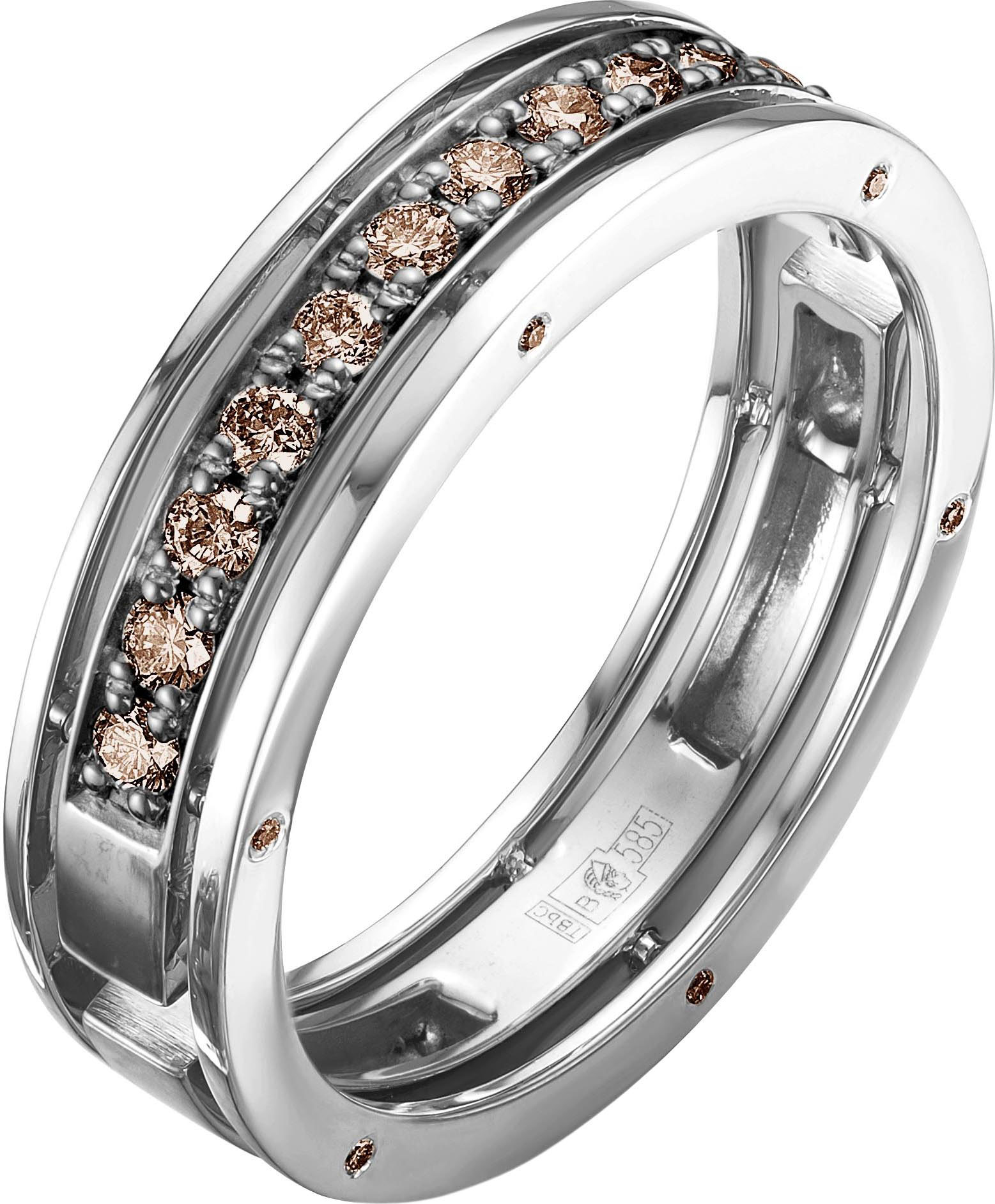 

Кольцо из белого золота с бриллиантом р. 17,5 Vesna jewelry 1355-256-09-00, 1355-256-09-00