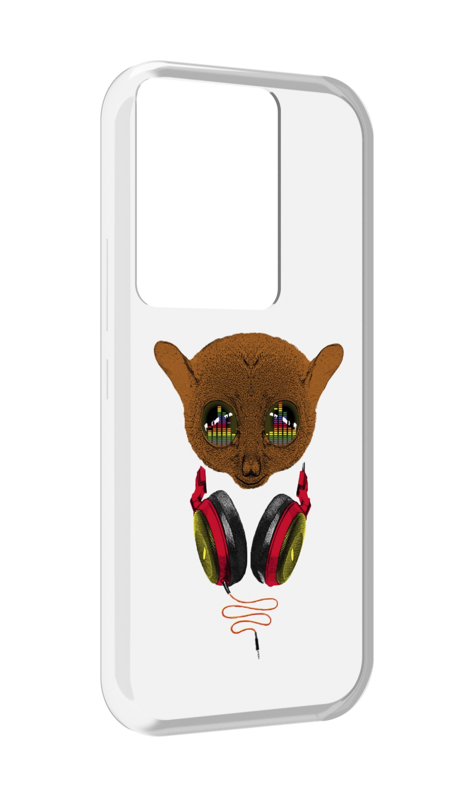 

Чехол MyPads диджей для Itel Vision 3 Plus / Itel P38 Pro, Прозрачный, Tocco