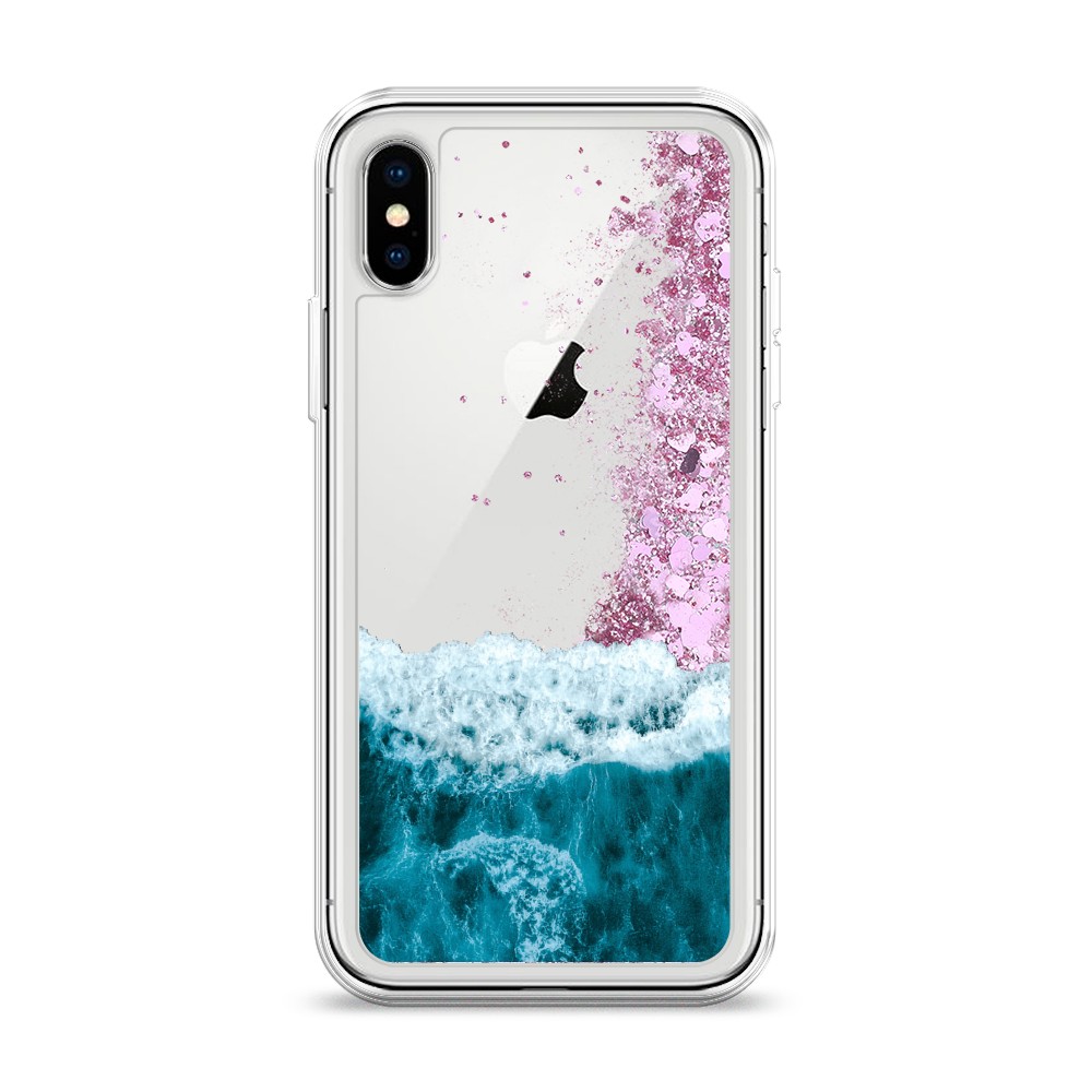 

Жидкий чехол с блестками "Морская пучина" на Apple iPhone XS (10S), 11894-1