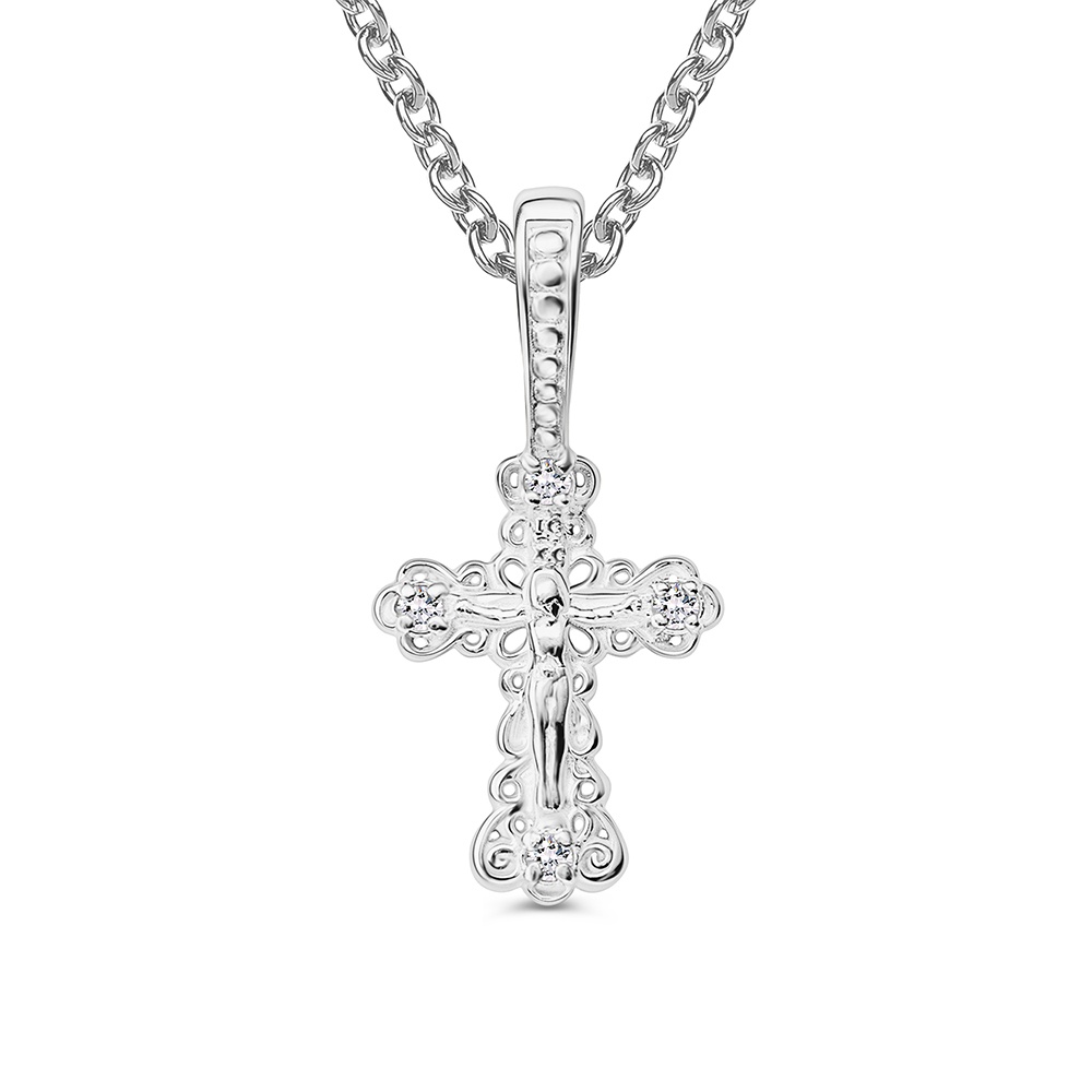 

Кулон из серебра 585Gold 903003194, фианит, 903003194