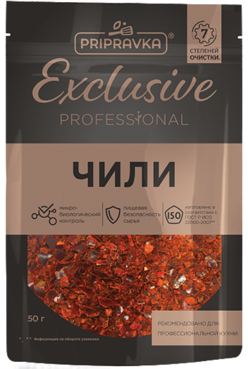 Перец чили Приправка Exclusive Professional дробленый 50 г