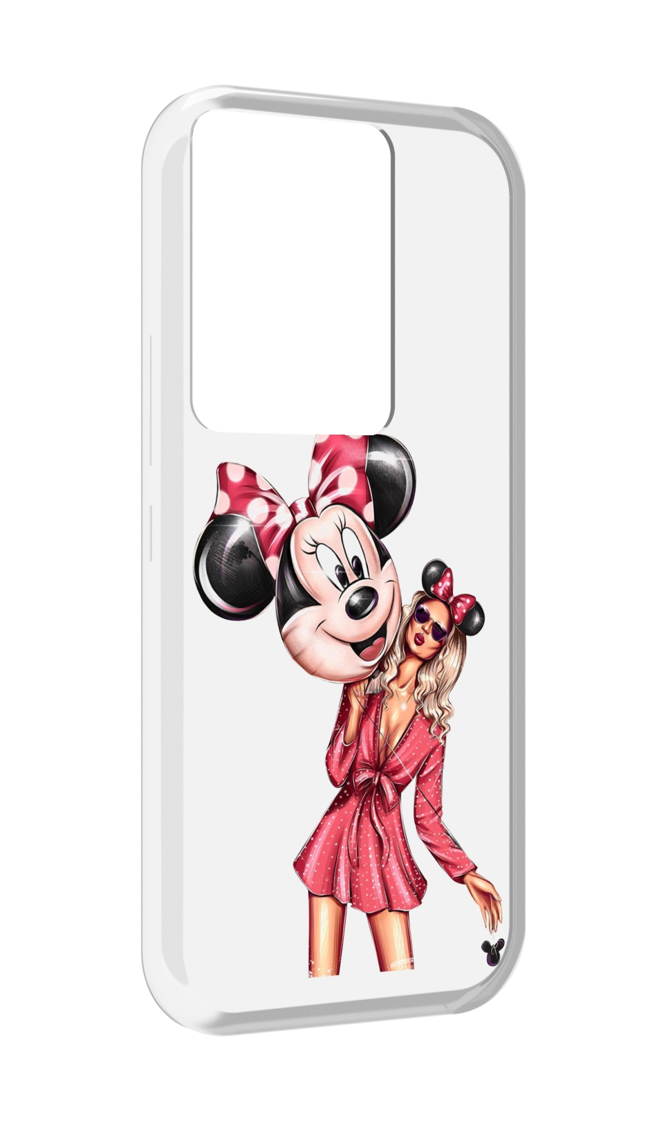 

Чехол MyPads девушка-с-шариком женский для Itel Vision 3 Plus / Itel P38 Pro, Прозрачный, Tocco