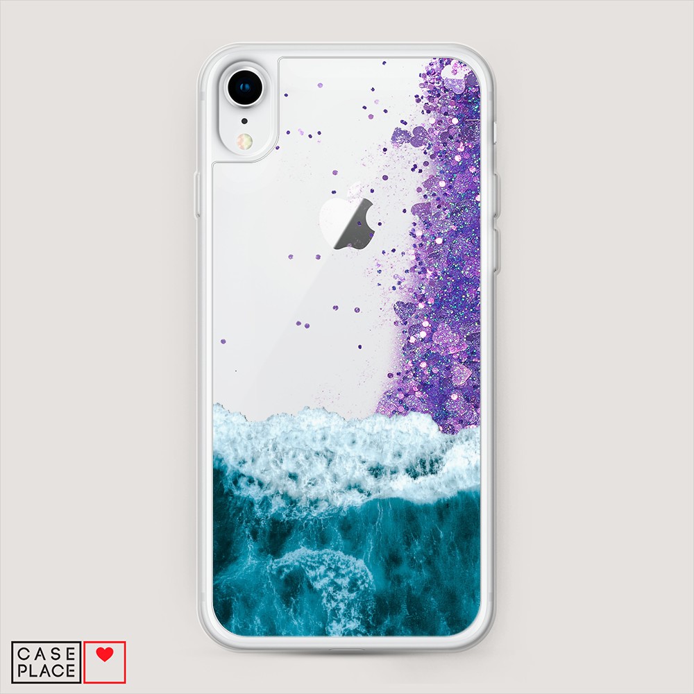 

Жидкий чехол с блестками "Морская пучина" на Apple iPhone XR (10R), 12092-1