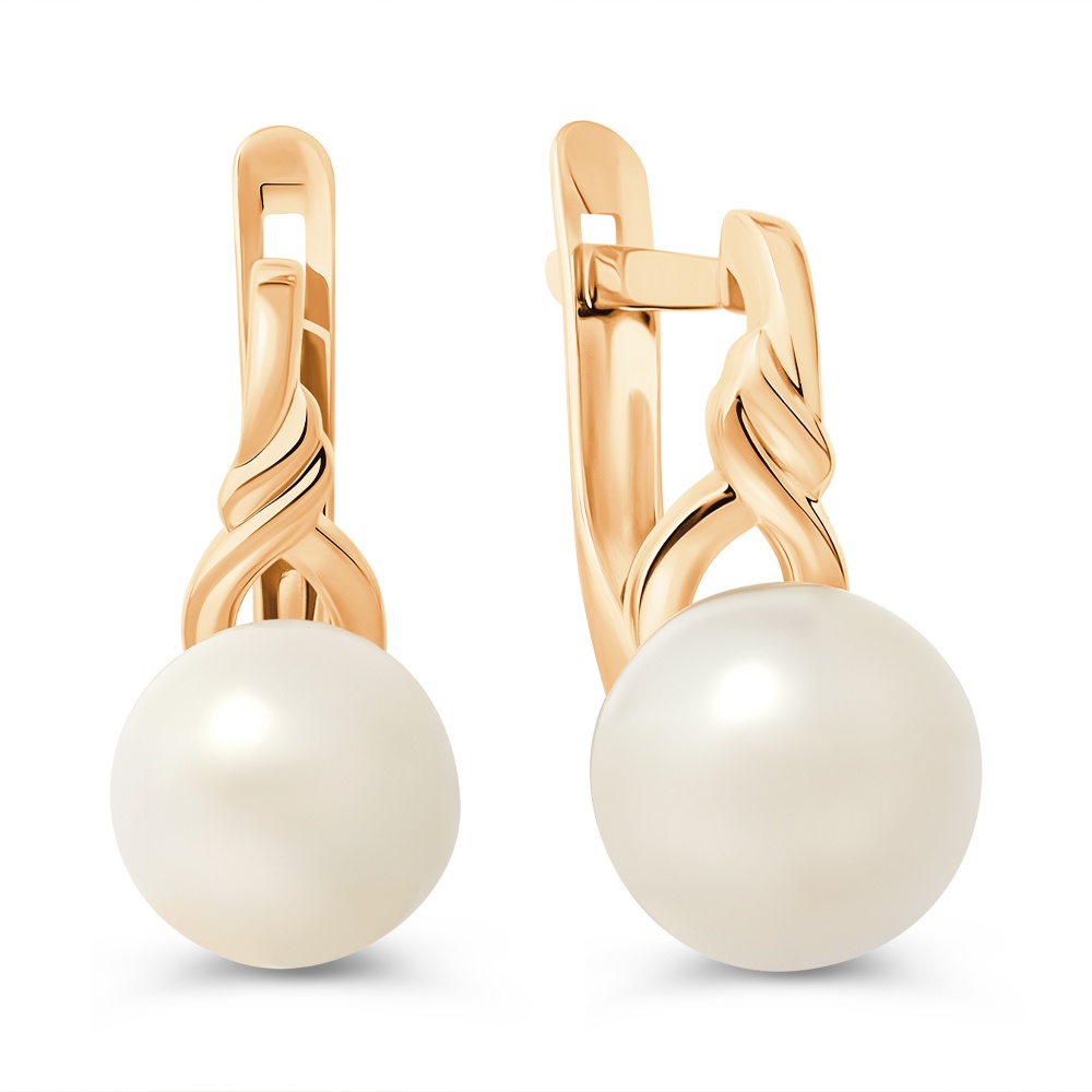 

Серьги из золота 585Gold 202013797, жемчуг культивированный, 202013797