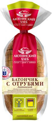 

Хлеб белый Аютинский Хлеб отруби 210 г