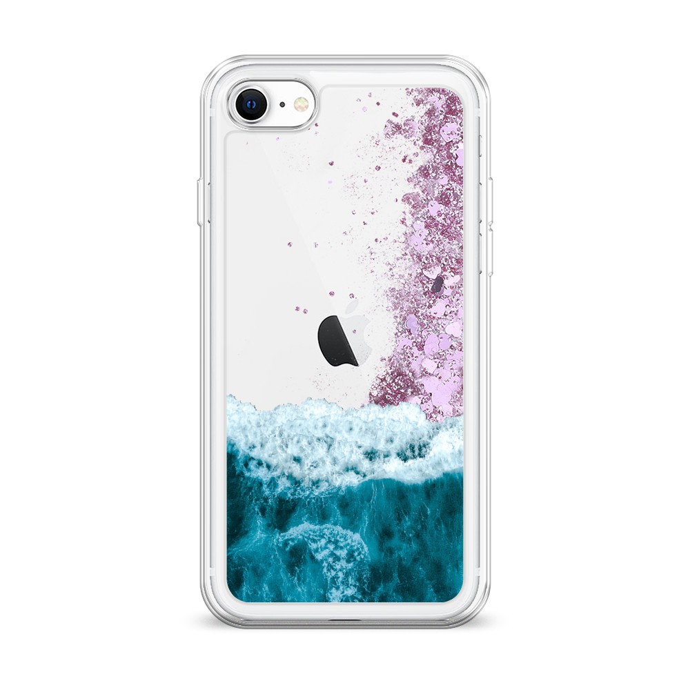 

Жидкий чехол с блестками "Морская пучина" на Apple iPhone SE 2022, 14894-1