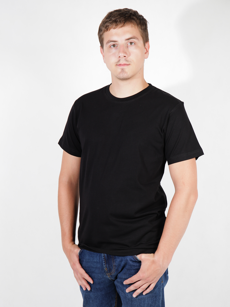 Комплект футболок мужских Guahoo MP31-3190TS-SET2 черных 56 RU