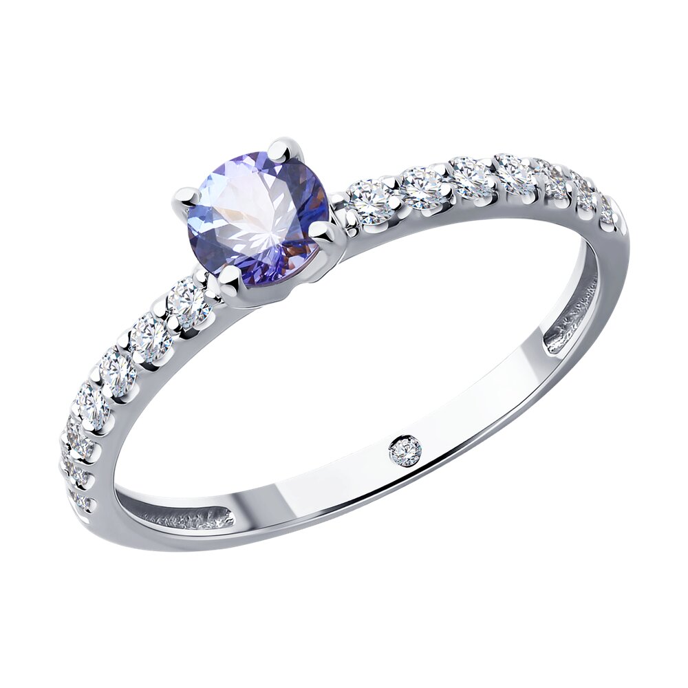 

Кольцо из золота р. , Diamant 52-210-02777-2, бриллиант/танзанит, 52-210-02777-2