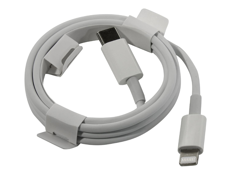 

Кабель lightning - usb type-c KS-IS KS-490W-3 3 м белый, KS-490W-3