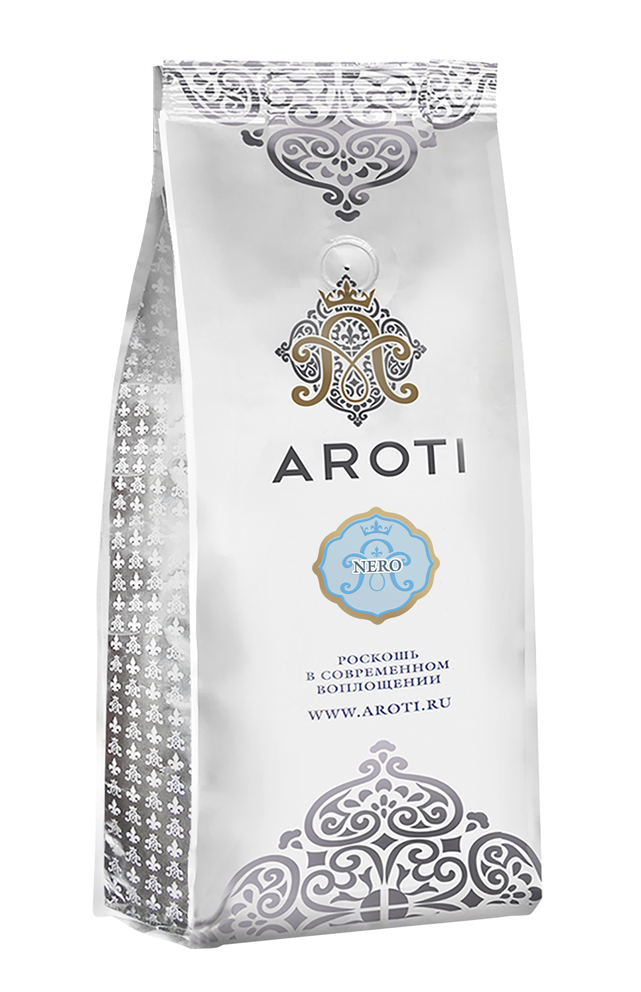 Кофе жареный в зёрнах Aroti Nero, тёмная обжарка, свежеобжаренный, 1 кг