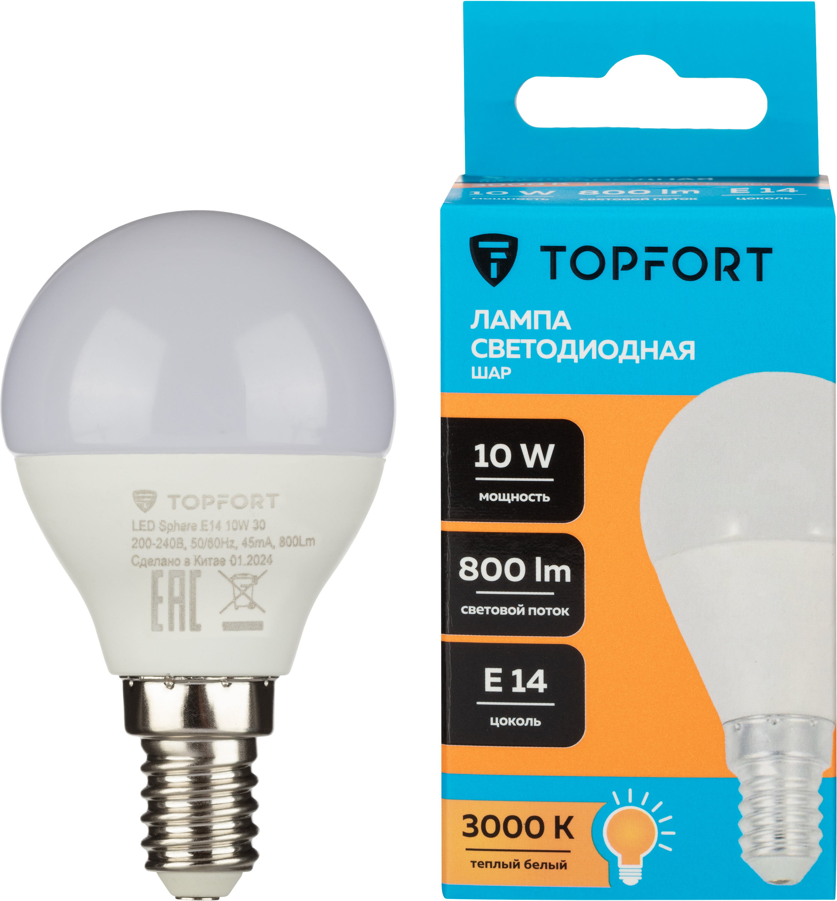 Лампа светодиодная Topfort 1885095 439₽