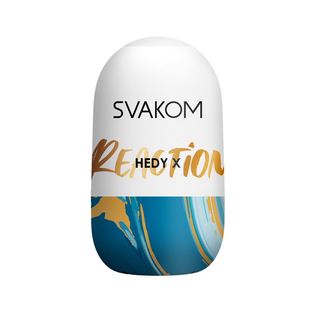 фото Мастурбатор svakom hedy x reaction mini masturbator белый 9,9 см