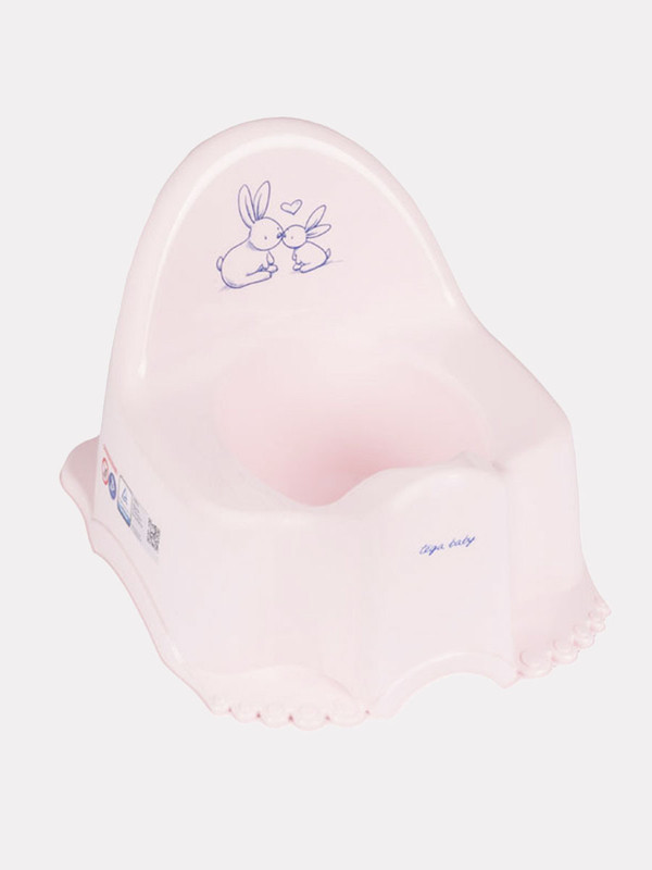 

Горшок детский Tega Baby Кролики, розовый